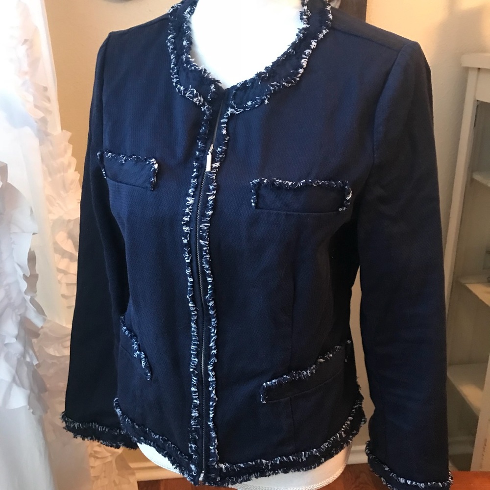 Chico’s navy blue jacket